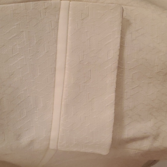 White House Black Market LS Cream Jacquard Double Breasted Blazer Size 10 NWT - Picture 5 of 10